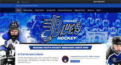 Desktop Screenshot of chicagoblueshockey.org